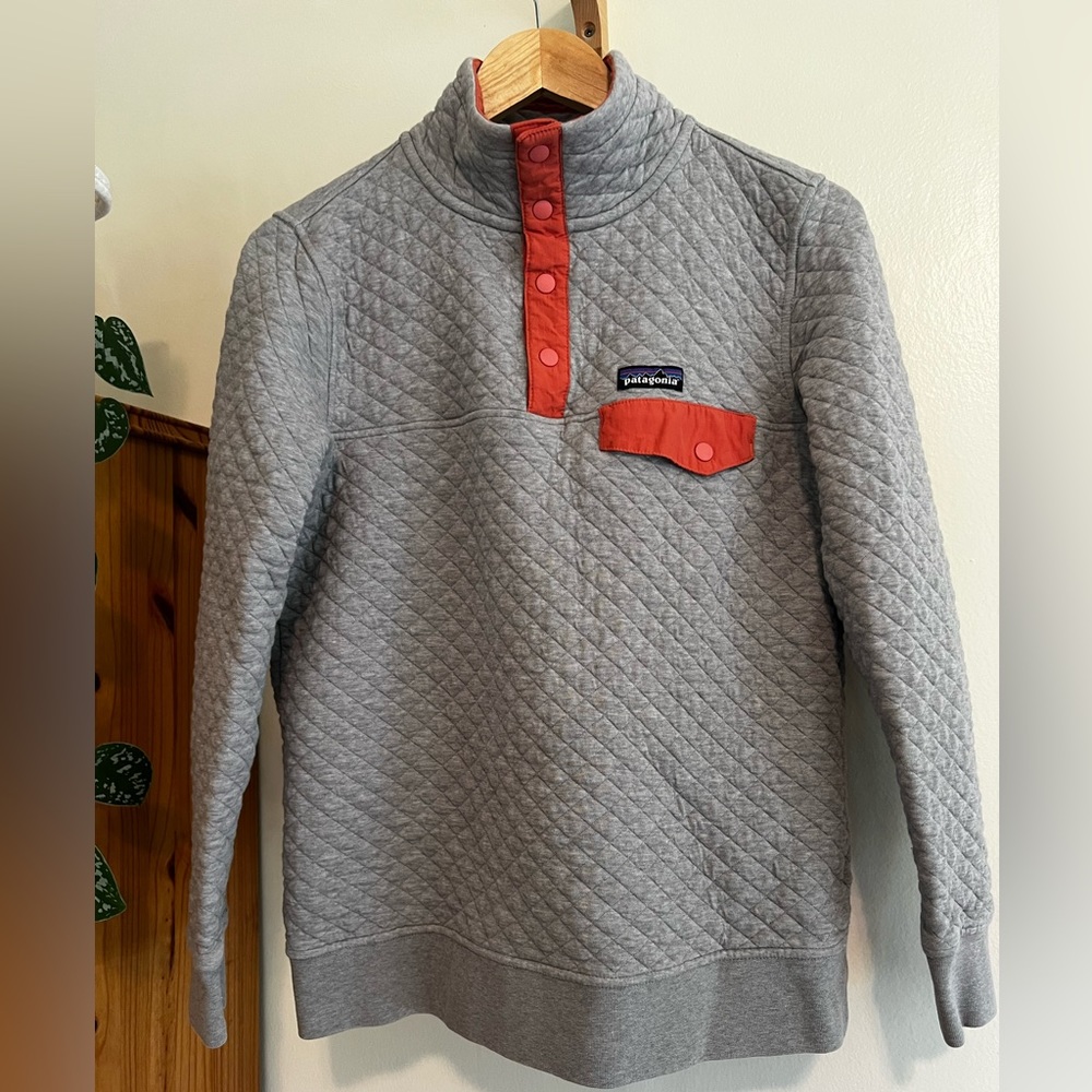 Patagonia Women’s Organic Cotton Quilt Snap-T Pullover Size M